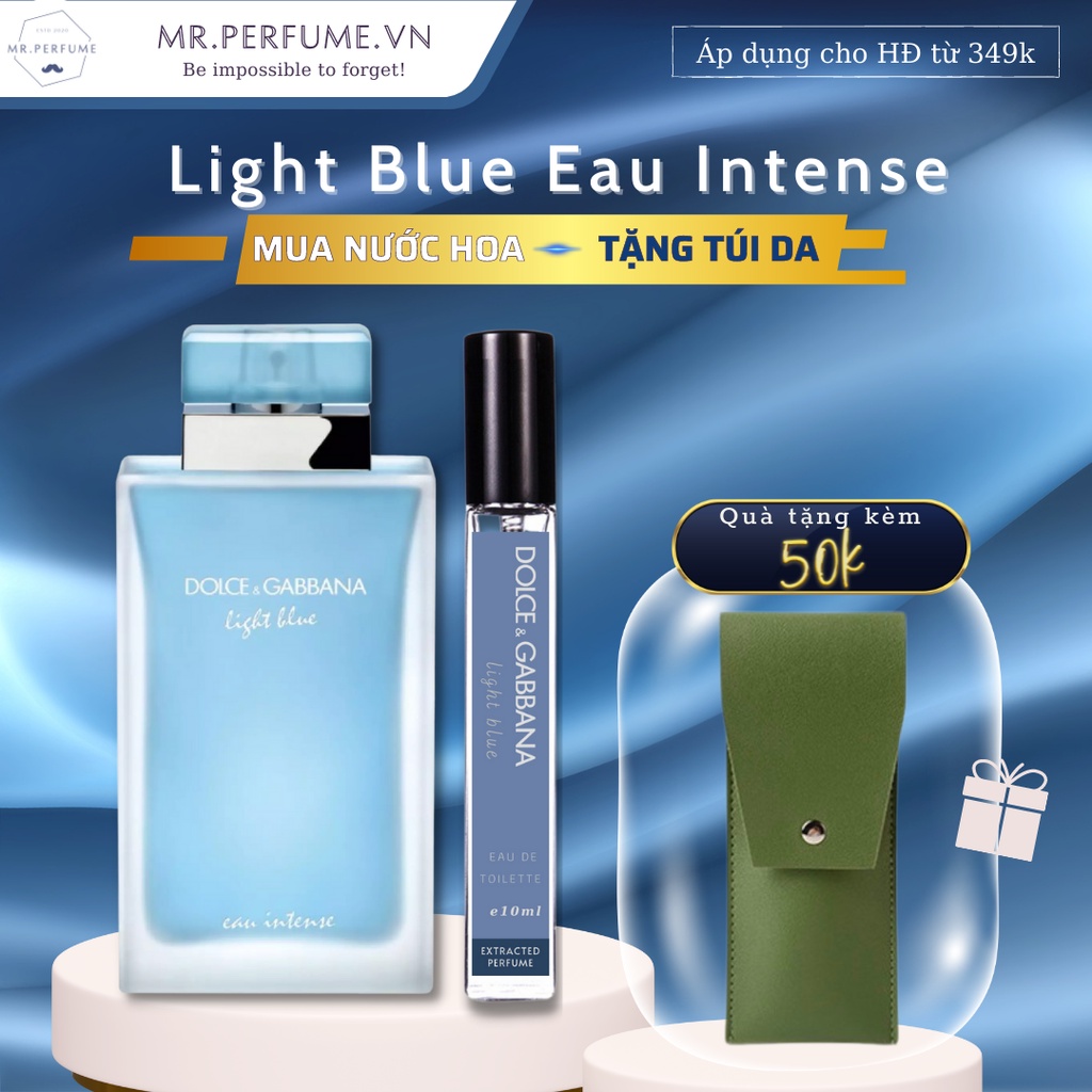 [Chiết 10ml] Nước hoa nữ Light Blue Eau Intense