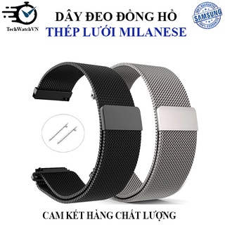 Dây Đeo 20mm &amp; 22mm Thép Lưới Milanese Cho Samsung Galaxy Watch 4, Watch 3, Active 2 và các dây sử dụng 20mm &amp; 22mm