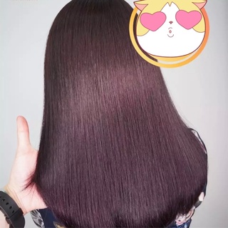*tặng kèm oxy* TÓC NHUỘM TÍM CAFE ( MÀU NÂU TÍM) ĐẾN TỪ HÀN QUỐC KEROA 100ml