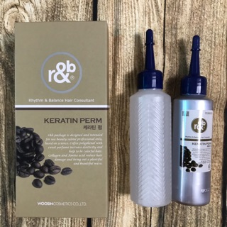 Thuốc uốn tóc R&amp;B KERATIN HƯƠNG CÀ PHÊ Dùng cá nhân tại nhà