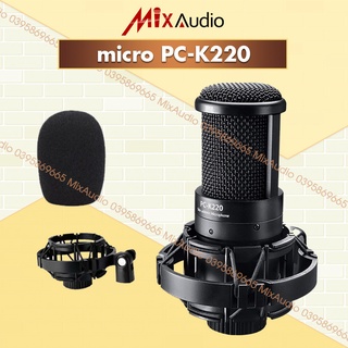 Mic thu âm, livestream, karaoke Takstar PC-K220, Micro chính hãng [BẢO HÀNH 12 THÁNG]