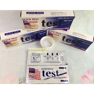 Combo 6 Que Thử Thai Quick Test phát hiện thai sớm - Đơn giản - Chính xác