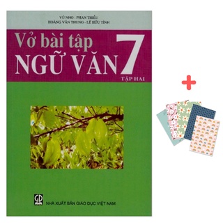 Sách - Vở Bài Tập Ngữ Văn Lớp 7 Tập 2 kèm 5 cuốn Vở kẻ ngang A5 70gms 80 trang