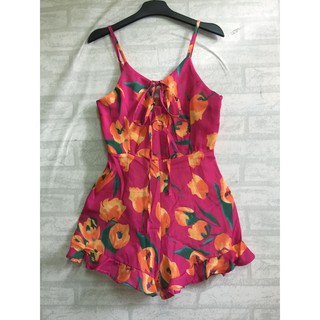 Jumsuit hoa lá hot summer - ảnh thật shop chụp