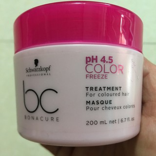 Hấp dầu giữ màu nhuộm Schwarzkopf BC Colour Freeze Treatment 200ml