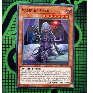 THẺ BÀI YUGIOH NEAR MINt -Vampire Vamp - DASA-EN050 - Super Rare
