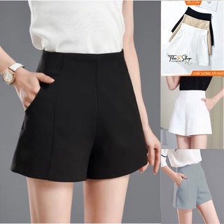 Quần short cạp cao khóa sau đứng dáng nhiều màu, nhiều size