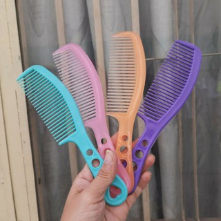 Combo 10 cây lược nhựa chải tóc (có cán/không cán)