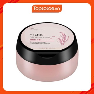 Kem Tẩy Trang Tinh Chất Gạo The Face Shop Rice Water Bright Cleansing Cream