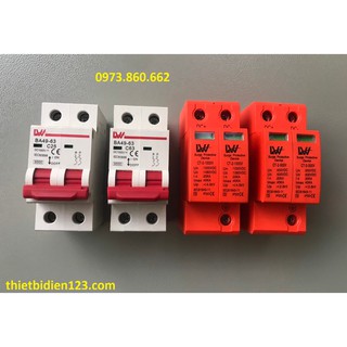 Combo 1 Chống sét lan truyền DC + 1 ÁT 1 chiều DC 1000v