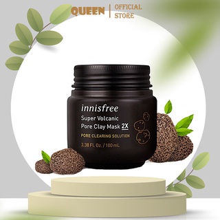 Mặt Nạ Đất Sét Innisfree Super volcanic pore clay mask 2X