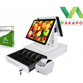 TRỌN BỘ MÁY POS BÁN HÀNG NAKAPOS 8990     TRỌN BỘ MÁY POS BÁN HÀNG NAKAPOS 8990