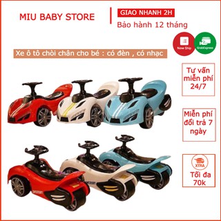 Xe ô tô chòi chân cho bé từ 1- 4 tuổi có đèn có nhạc