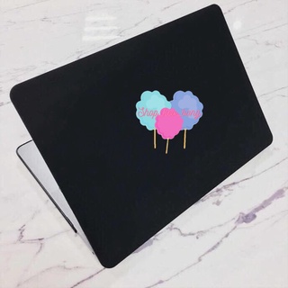 Ốp Macbook, Case Macbook Màu Đen (Tặng Nút Chống Bụi, Kẹp Chống Gẫy Sạc)