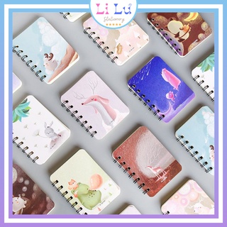 Sổ tay mini lò xo cute A7 giá rẻ bìa hoạt hình dễ thương đáng yêu