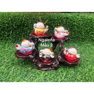 Kệ gỗ kê mèo, ngũ phúc (5 chỗ- 4 chỗ)
