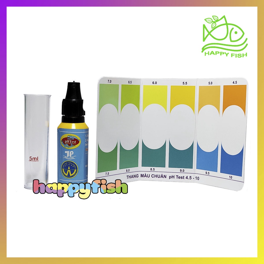 Dung dịch kiểm tra PH, đo test PH bể cá
