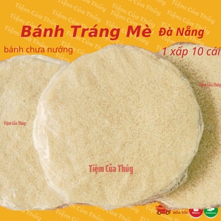 Bánh tráng mè Đà Nẵng loại đặc biệt ngon bánh chưa nướng 1 bịch 12 cái