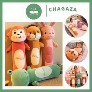 Gối ôm hình thú cho bé dài mềm mại đáng yêu kích thước 55cm 70cm 90cm 110cm