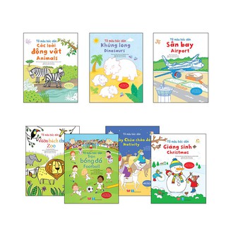Sách - Set Tô màu bóc dán 1 - HN