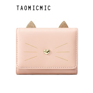 Ví nữ thời trang ngắn TAOMICMIC cầm tay nhiều ngăn cao cấp đựng tiền VD451