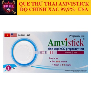 Que Thử Thai AMVISTICK Phát Hiện Thai Sớm Chính xác 99,9% -Công nghệ và nguyên liệu 100% USA
