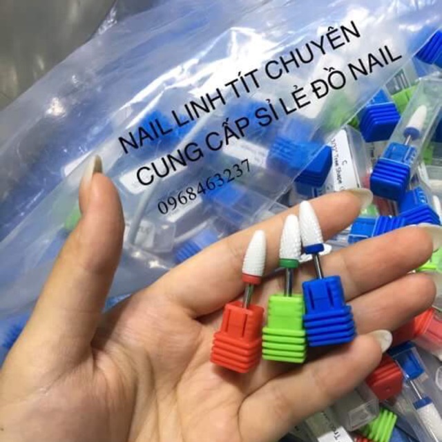 Đầu mài sứ: phá- mịn