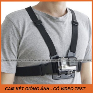 GIỐNG ẢNH - Dây đeo ngực gắn camera hành trình cao cấp - phụ kiện gắn camera hành trình lên ngực cho biker - grab
