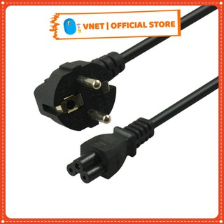 [Hàng Chuẩn] Dây nguồn Laptop 1.5m tròn, laptop dẹt, laptop xám cao cấp VNET