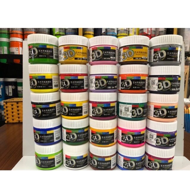 Màu acrylic 3D 100ml