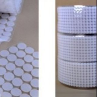 set 10 cặp nhám dính tròn đen ,băng nhám tròn 2 mặt có keo sẵn