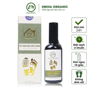 Xịt hôi chân hữu cơ UMIHOME (50/100ml) khử mùi hôi chân và giày, ngăn ngừa mồ hôi chân loại bỏ vi khuẩn hiệu quả