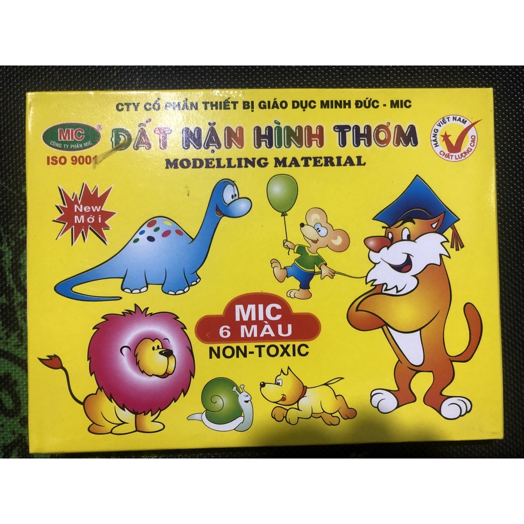 Đất Nặn MIC 6 Màu Thơm