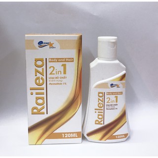 RAILEZA - Tắm gội Giúp Làm Sạch Chí và Các loại ký sinh trùng 120ml