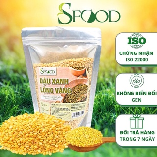 Đậu xanh SFOOD 500g, đậu xanh hạt nhỏ lòng vàng Nghệ An