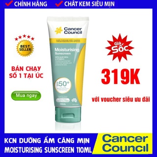 [CHÍNH HÃNG] Kem chống nắng dưỡng ẩm chuyên sâu Cancer Council Moisturising Sunscreen 110ml SPF50/PA++++