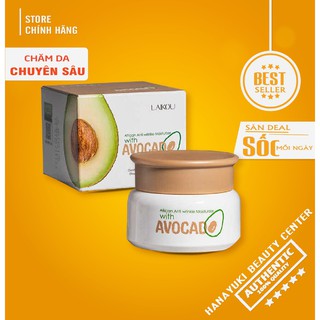 Kem dưỡng mặt tinh chất bơ tươi Laikou Avocado Oil giúp da trắng hồng, căng mướt hiệu quả 35Gr- Hanayuki Asia
