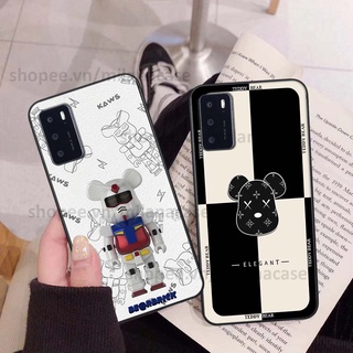 Ốp Oppo A16 gấu be@rBrick gấu Teddy Kaws siêu đẹp, phong cách, cá tính