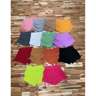 Quần short tập gym cá tính rút dây hông thun gân dày dặn
