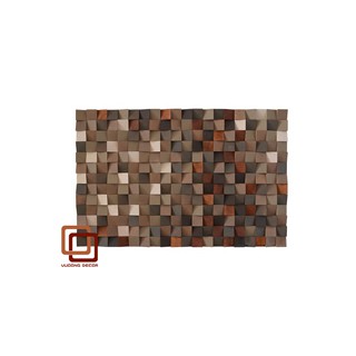 [Mã LIFEXANH03 giảm 10% đơn 500K] Tranh gỗ trang trí 3D tone NÂU ẤM ÁP (Wood mosaic) - (KÍCH THƯỚC 40X60, 60X80cm)
