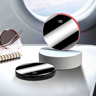 Sạc Dự Phòng Mặt Gương T102 Dung Lượng 10000mAh 2 Cổng Output T102