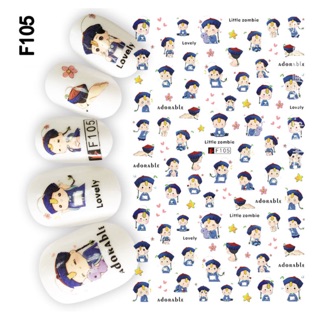 MIẾNG DÁN MÓNG TAY NAIL STICKER TRÁNG TRÍ HOẠT HÌNH CARTOON 0YE794-18