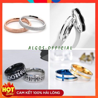 [Nhẫn nam/ Nhiều hình]Sản phẩm mớiƯU ĐÃI TOÀN SHOPDấu thập, Viking,Trơn siêu bền, siêu rẻ phù hợp mọi phong cách