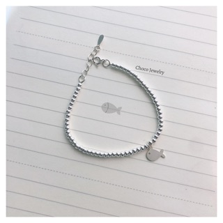 [Mã SKAMSALE8 giảm 10% đơn từ 200K] Vòng tay bi charm cá Choco Jewelry