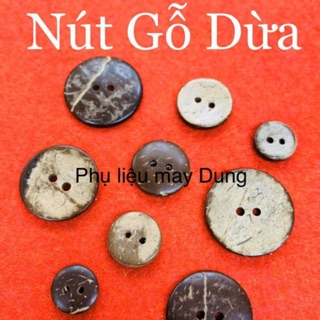 Nút gáo dừa tròn 22mm, 25mm
