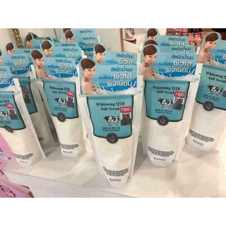 Muối tắm bò Scentio Beauty Buffet Q10 Whitening Salt Scrub