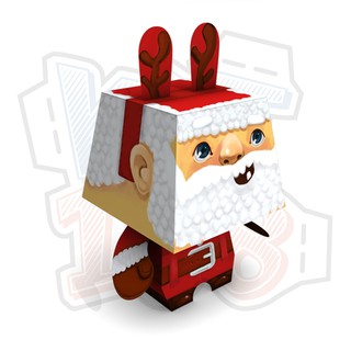 Mô hình giấy Giáng Sinh Noel Santa Claus Petz