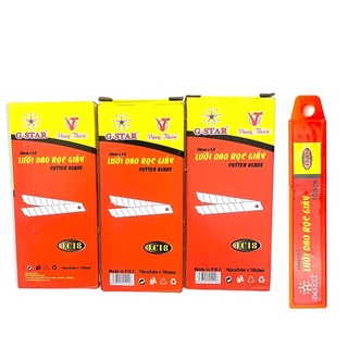 Hộp 100 lưỡi dao rọc giấy GSTAR lc18