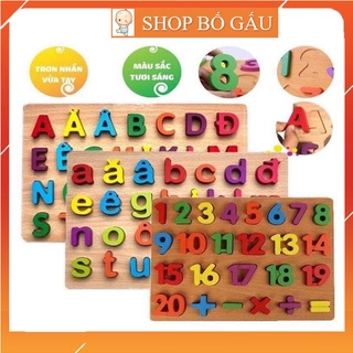 Bảng Gỗ Số, Bảng Chữ Cái Tiếng Việt Bằng Gỗ Nổi Cho Bé Học Tập