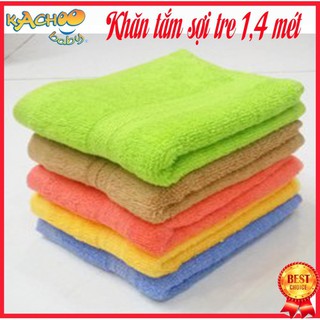 Khăn tắm sợi tre cao cấp cho bé Kachoobaby 70 x 140 cm